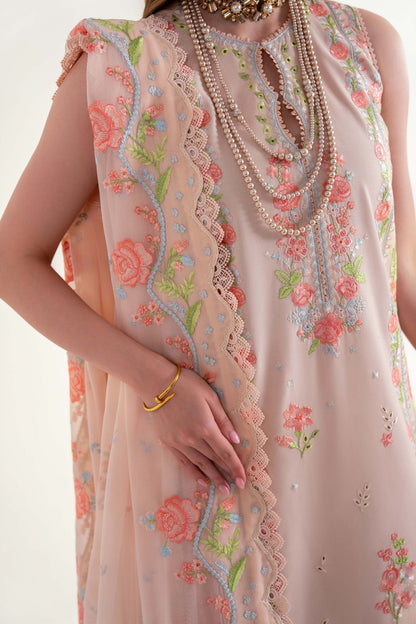 Sable Vogue | Luxury Lawn 25 | SL-03-25-V2 S Pale Peach Lawn