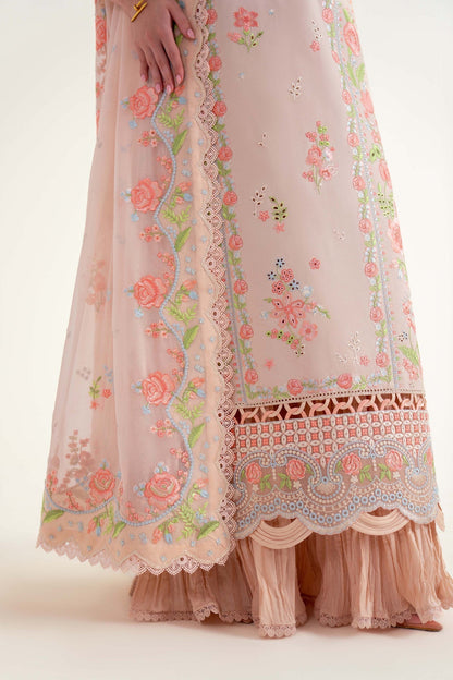 Sable Vogue | Luxury Lawn 25 | SL-03-25-V2 L Pale Peach Lawn