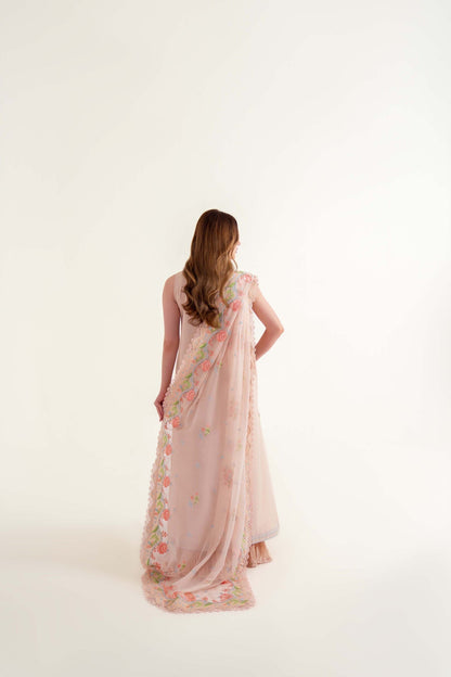 Sable Vogue | Luxury Lawn 25 | SL-03-25-V2 M Pale Peach Lawn