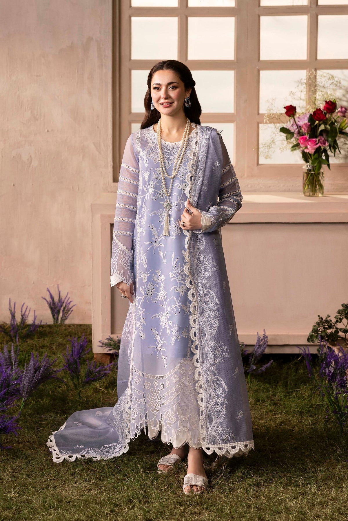 Sable Vogue | Luxury Formal 25 | SL-04-25-V1 XS Light Lavender Net