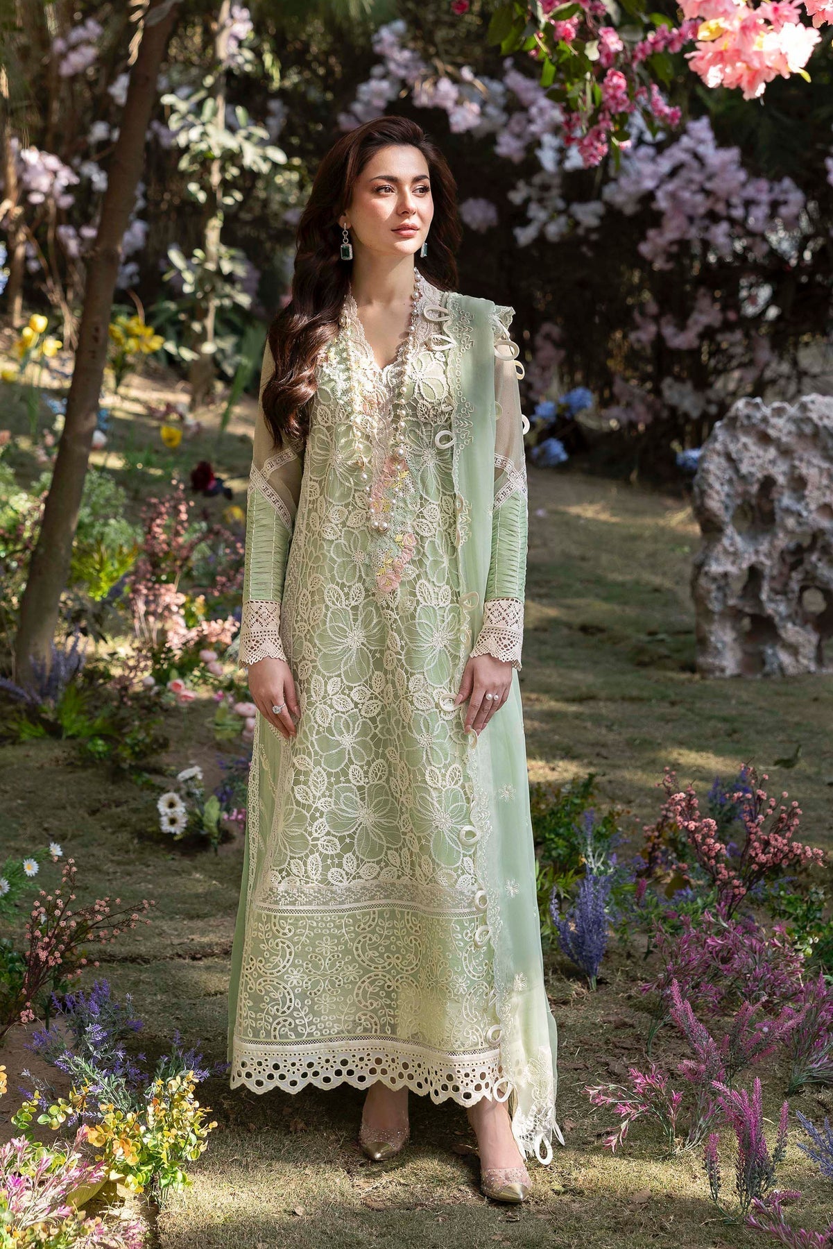 Sable Vogue | Luxury Formal 25 | SL-06-25-V1 XS Apple Green Net