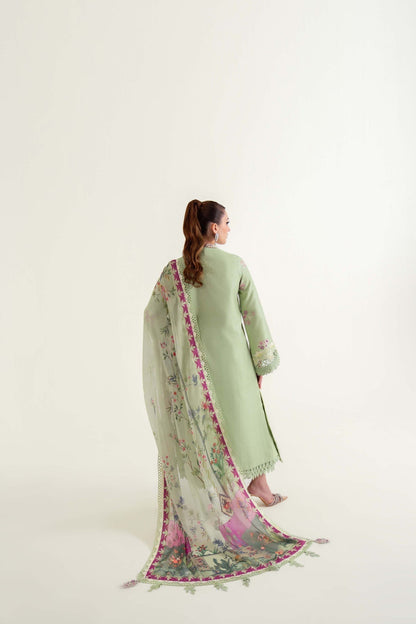 Sable Vogue | Luxury Lawn 25 | SL-09-25-V2 S Mint Gray Lawn