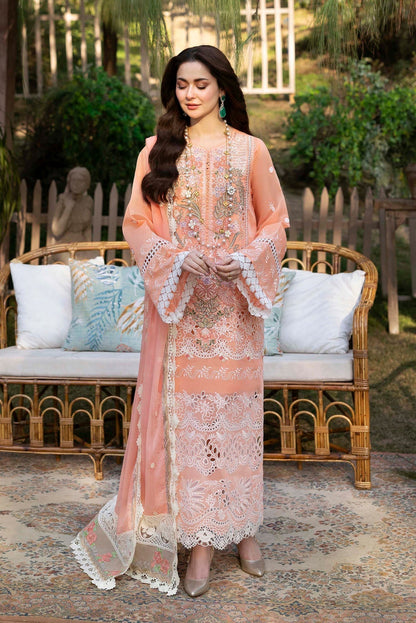 Sable Vogue | Luxury Formal 25 | SL-10-25-V1 XS Peach Lawn