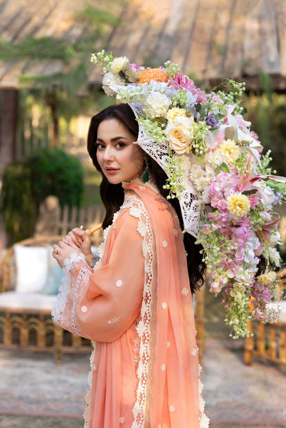 Sable Vogue | Luxury Formal 25 | SL-10-25-V1 XL Peach Lawn