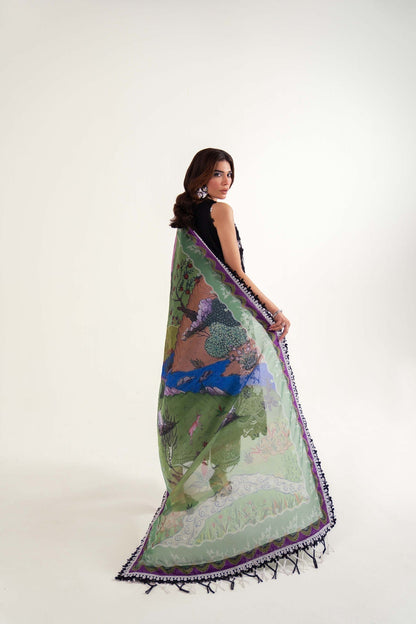 Sable Vogue | Luxury Lawn 25 | SL-10-25-V2 S Black Lawn