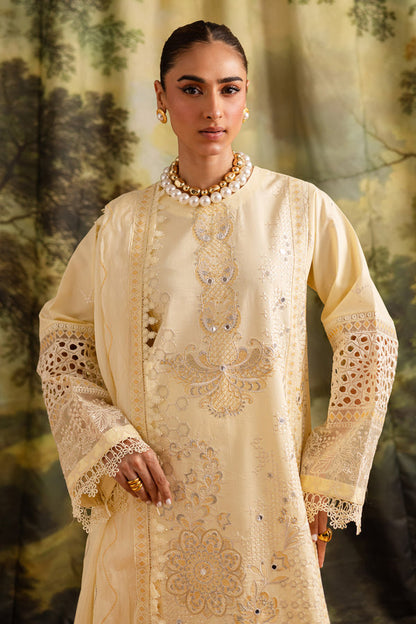 Marjjan | Guzel Lawn | SMC 203-A (Yellow) - Pakistani Designer Dress - by Marjjan - Type : Ladies Clothes - 100% Original at Saira Sultan
