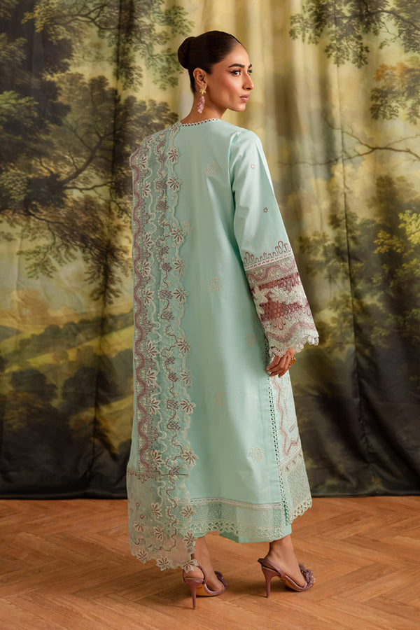 Marjjan | Guzel Lawn | SMC 208-B (Ferozi) - Pakistani Designer Dress - by Marjjan - Type : Ladies Clothes - 100% Original at Saira Sultan
