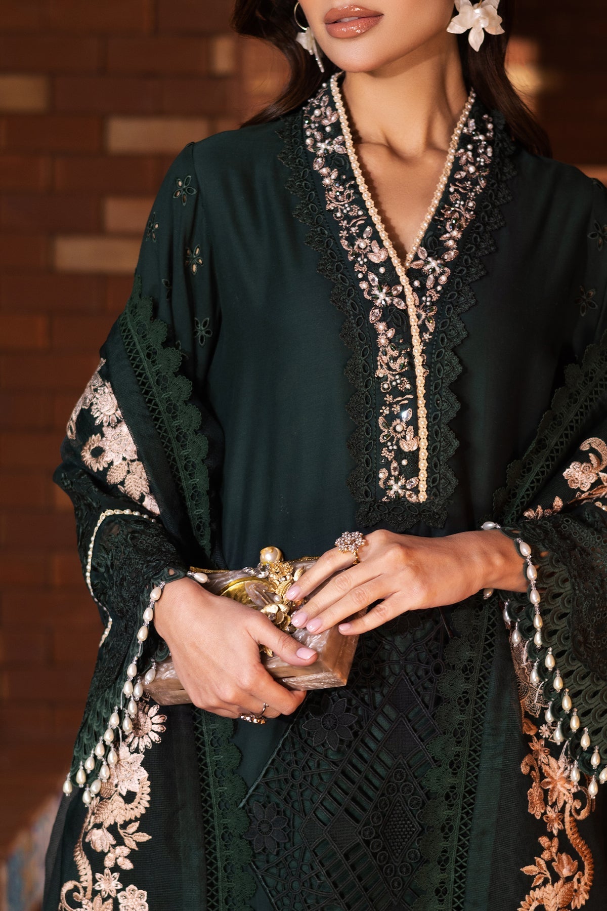 Imrozia Premium | Naya Luxury Eid Edit | SP-50 ZEHAR L Black Lawn