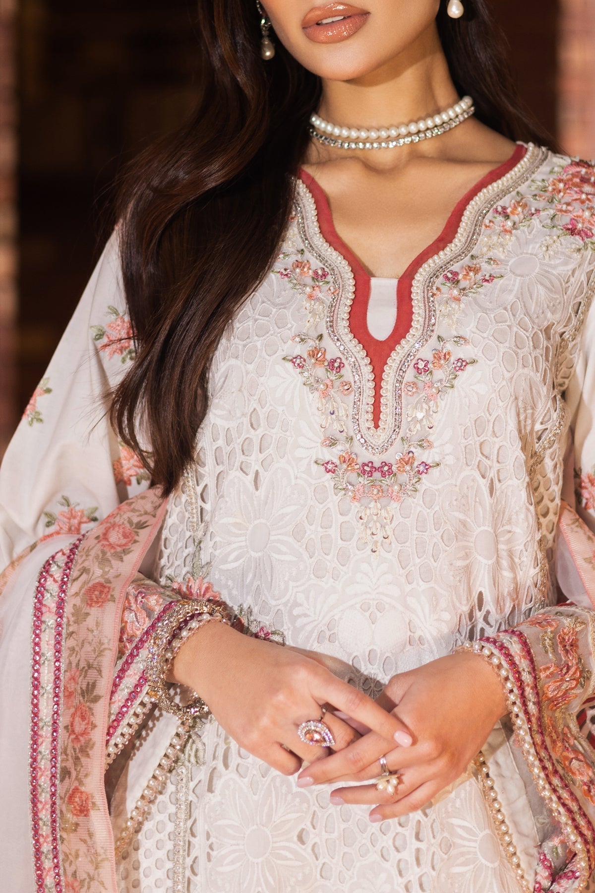 Imrozia Premium | Naya Luxury Eid Edit | SP-51 MEHZA M Off White Lawn