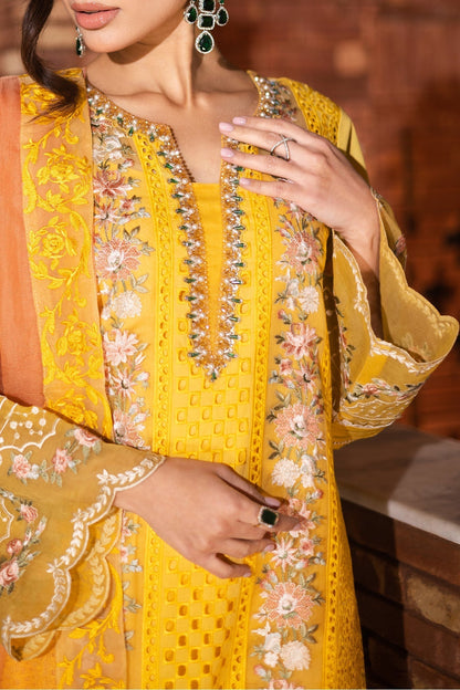 Imrozia Premium | Naya Luxury Eid Edit | SP-52 WANIA L Pale Yellow Lawn
