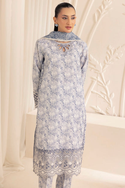 Mohagni | Tulip 25 | SPL-03 XS White Silk lawn