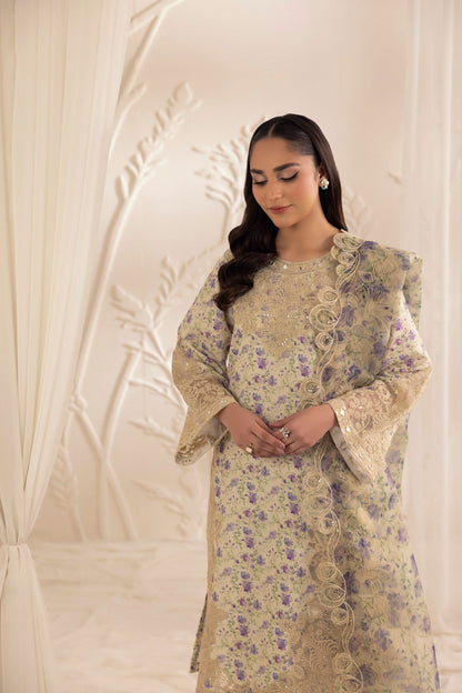 Mohagni | Tulip 25 | SPL-06 M Multi Silk lawn