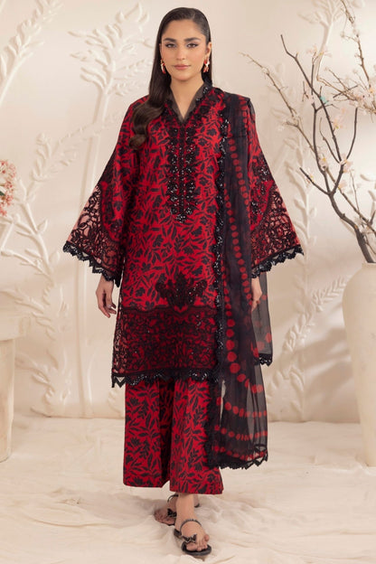 Mohagni | Tulip 25 | SPL-13 XS Haute Red Silk lawn