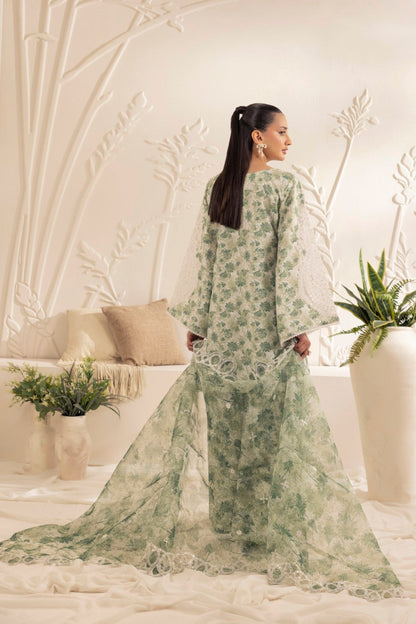 Mohagni | Tulip 25 | SPL-05 S Mint Silk lawn