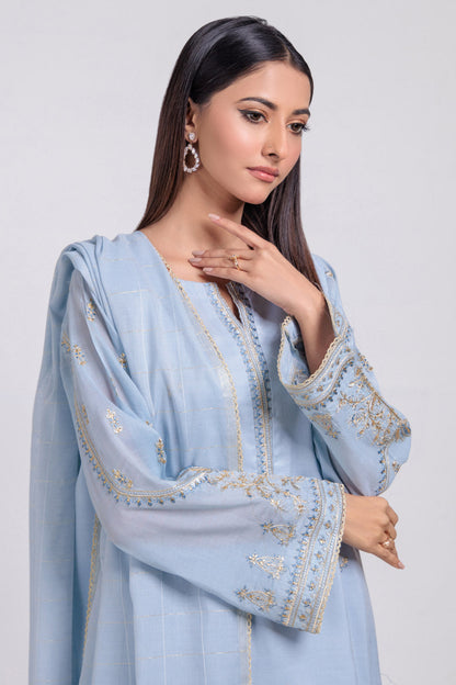 Bonanza Satrangi | P Blue Fancy 3 Piece (SS5243P50) 10 Blue