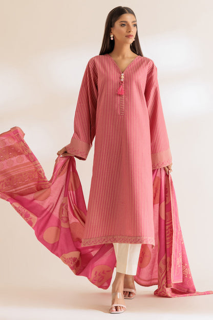 Bonanza Satrangi | Pink Jacquard 2 Piece (SS6242P35) 10 Pink