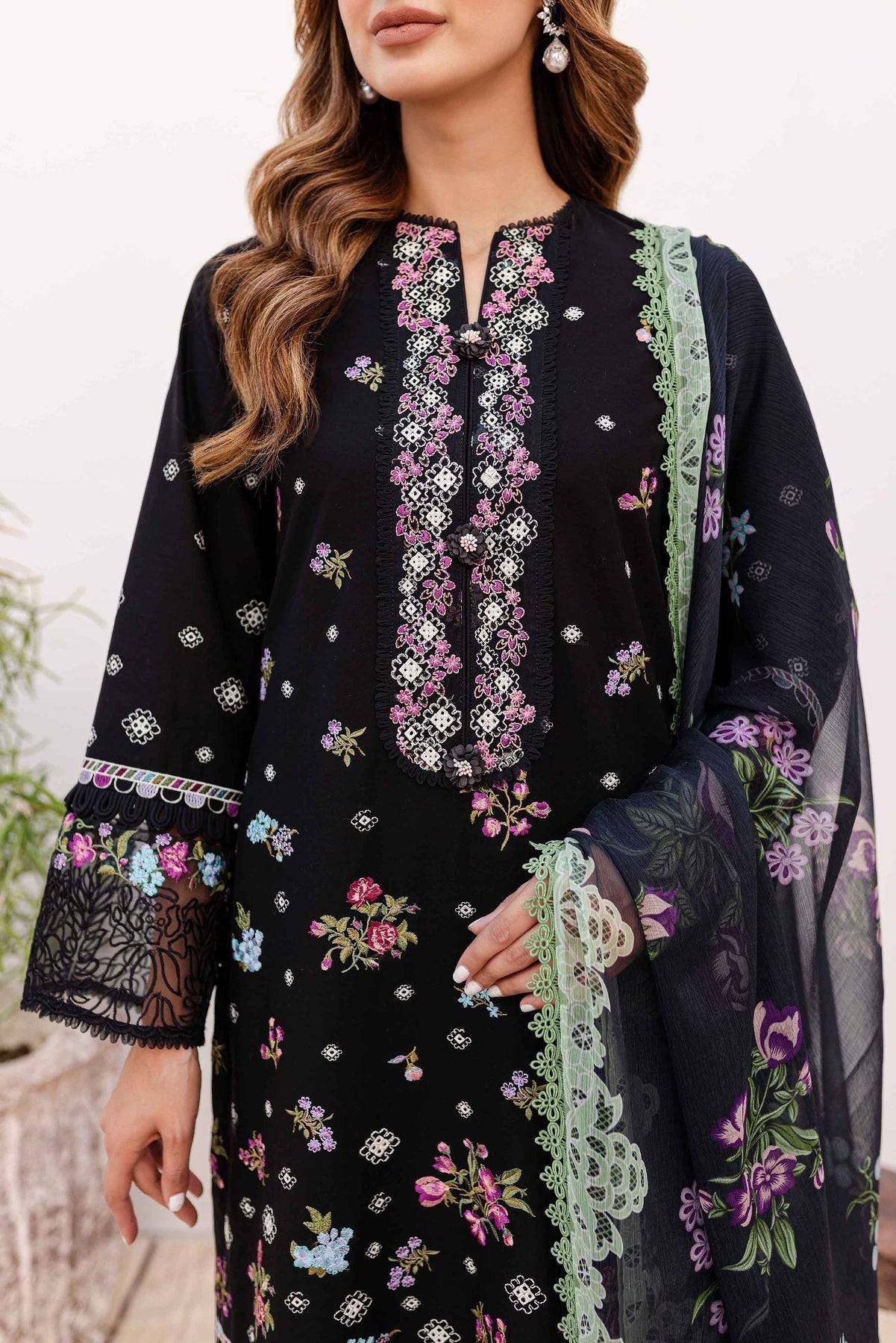 Sable Vogue | Shiree Lawn 24 | Aster - Pakistani Designer Dress - by Sable Vogue | Type: Luxury - 100% Original at Saira Sultan