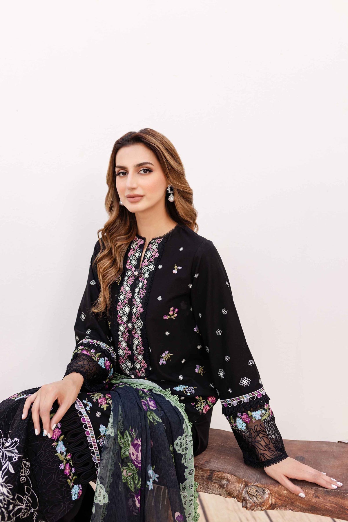 Sable Vogue | Shiree Lawn 24 | Aster - Pakistani Designer Dress - by Sable Vogue | Type: Luxury - 100% Original at Saira Sultan