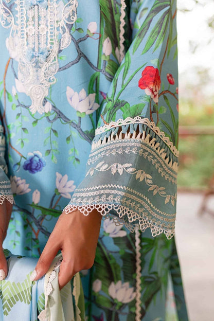 Sable Vogue | Shiree Lawn 24 | Flower Of Paradise - Pakistani Designer Dress - by Sable Vogue | Type: Luxury - 100% Original at Saira Sultan