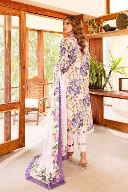 Sable Vogue | Shiree Lawn 24 | Pink Gardenia - Pakistani Designer Dress - by Sable Vogue | Type: Luxury - 100% Original at Saira Sultan