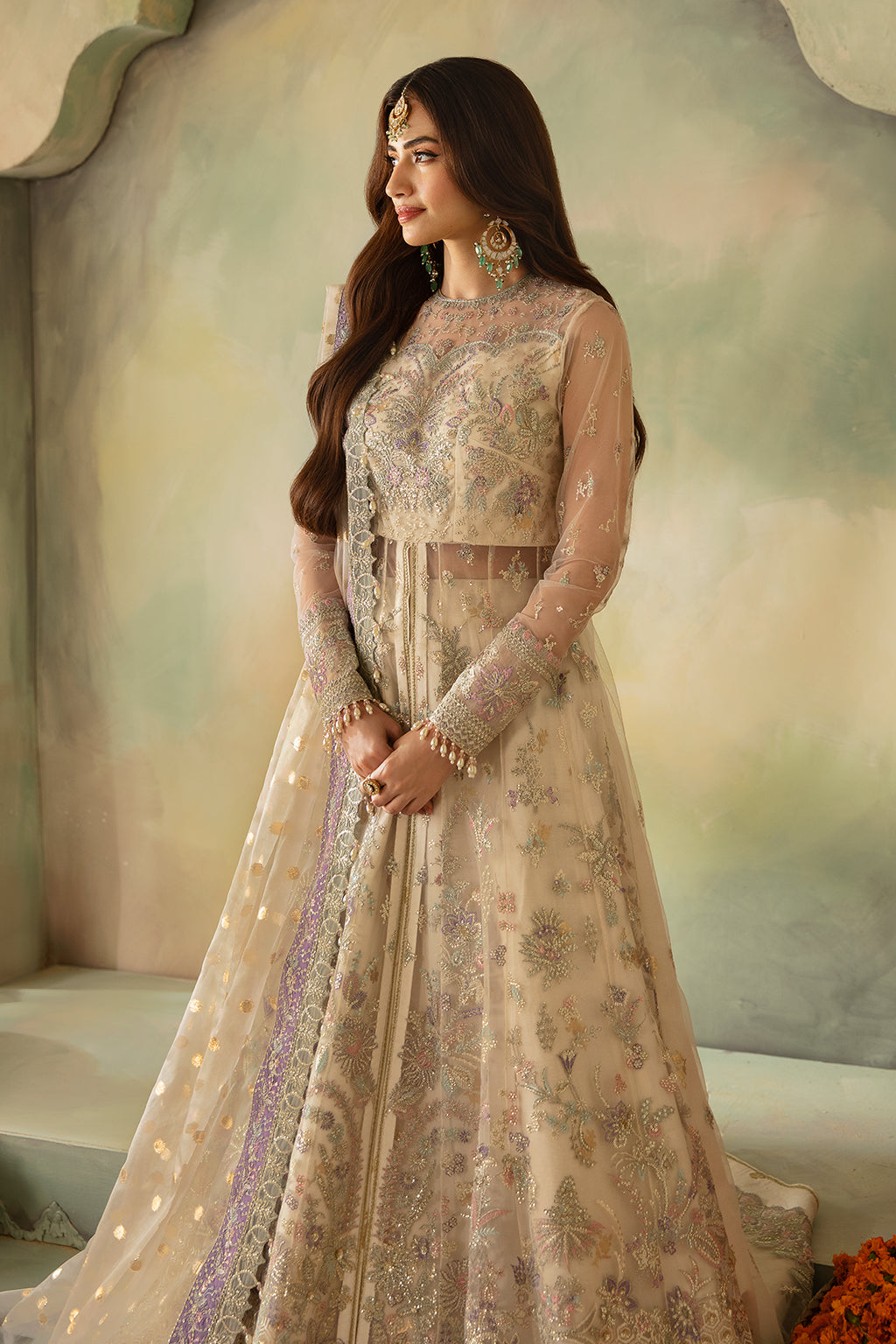 Saad Shaikh | Elana Wedding Formals | Parisa M Ivory Net