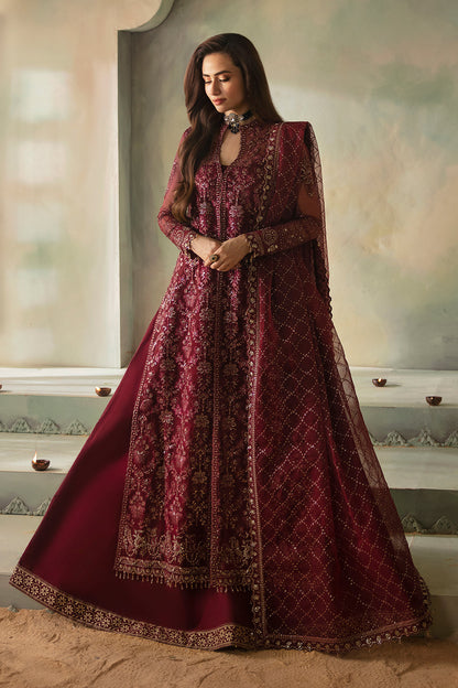 Saad Shaikh | Elana Wedding Formals | Leila L Blood Red Organza