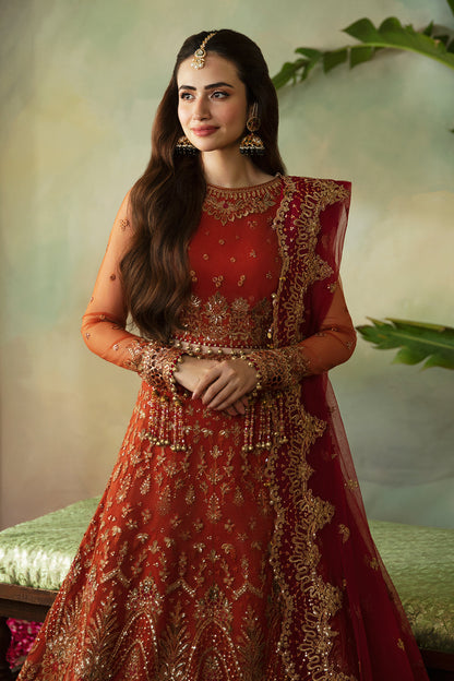 Saad Shaikh | Elana Wedding Formals |Raniya M Rust Net