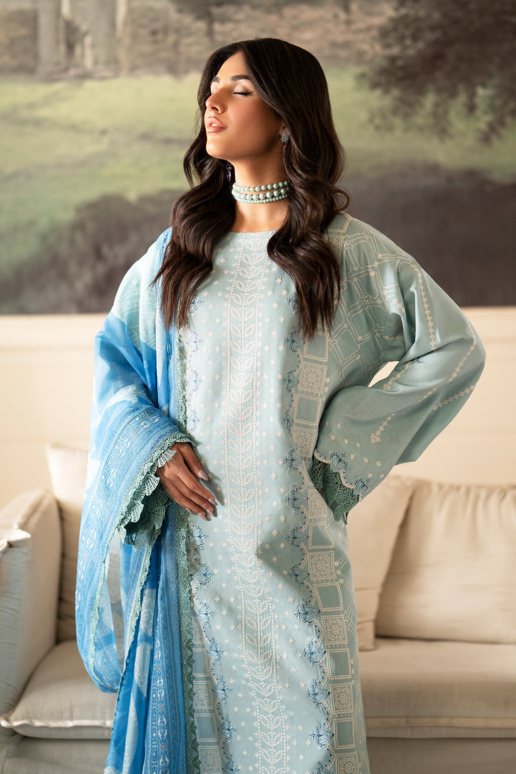 Saad Shaikh | Lumiere Winter | D-10 Ribera - Pakistani Designer Dress - by Saad Shaikh | Type: Ladies Clothes - 100% Original at Saira Sultan