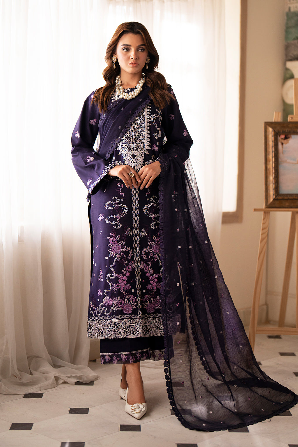 Saad Shaikh | Lumiere Winter |  D-09 Ruby - Pakistani Designer Dress - by Saad Shaikh | Type: Ladies Clothes - 100% Original at Saira Sultan
