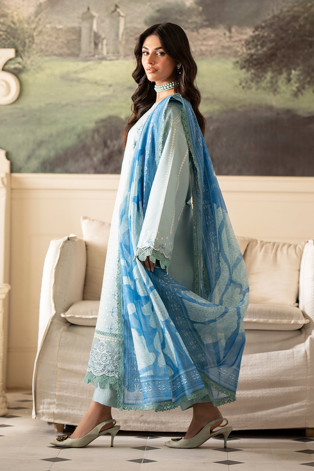 Saad Shaikh | Lumiere Winter | D-10 Ribera - Pakistani Designer Dress - by Saad Shaikh | Type: Ladies Clothes - 100% Original at Saira Sultan