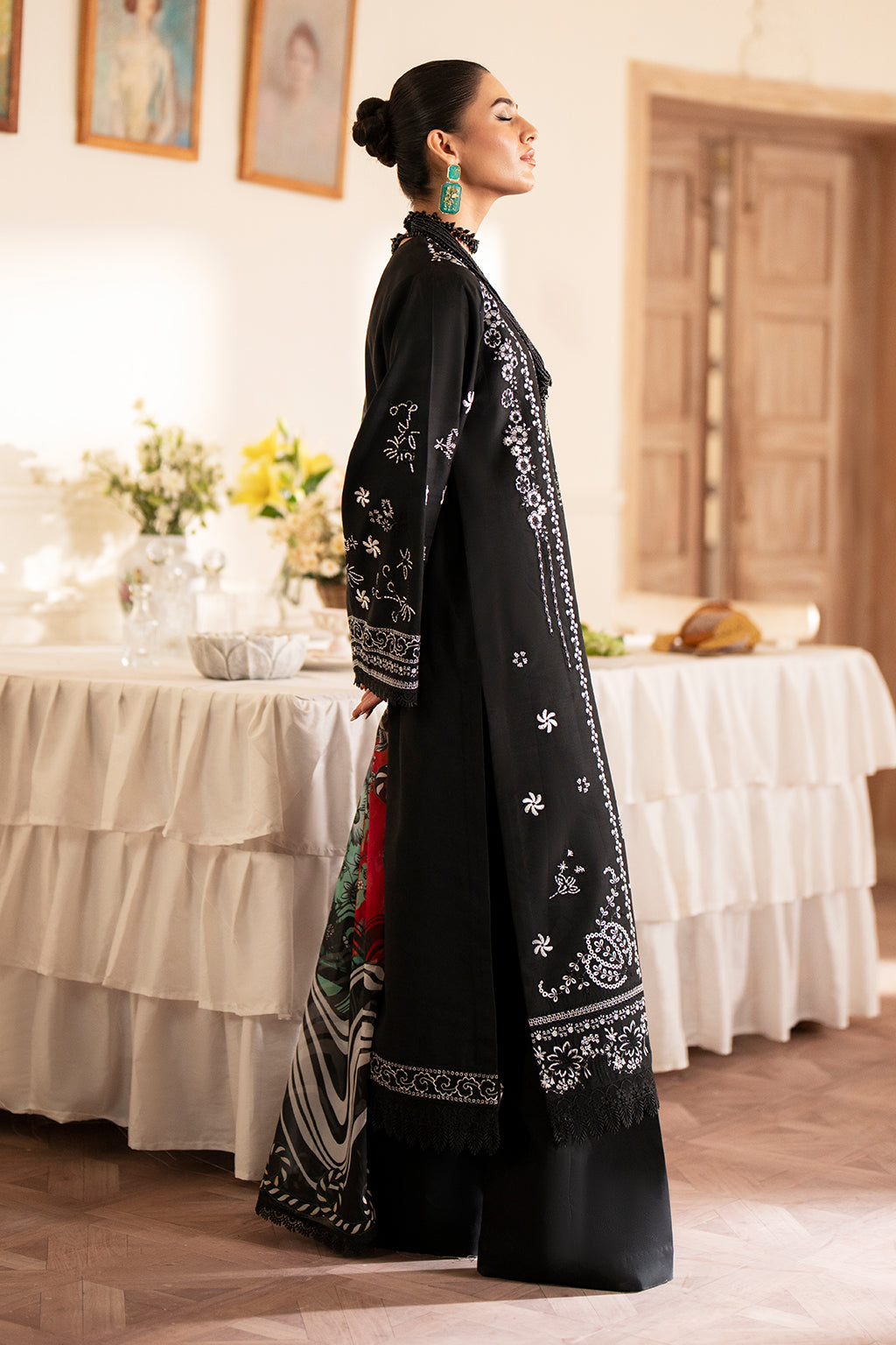 Saad Shaikh | Lumiere Winter |  D-06 Seina - Pakistani Designer Dress - by Saad Shaikh | Type: Ladies Clothes - 100% Original at Saira Sultan