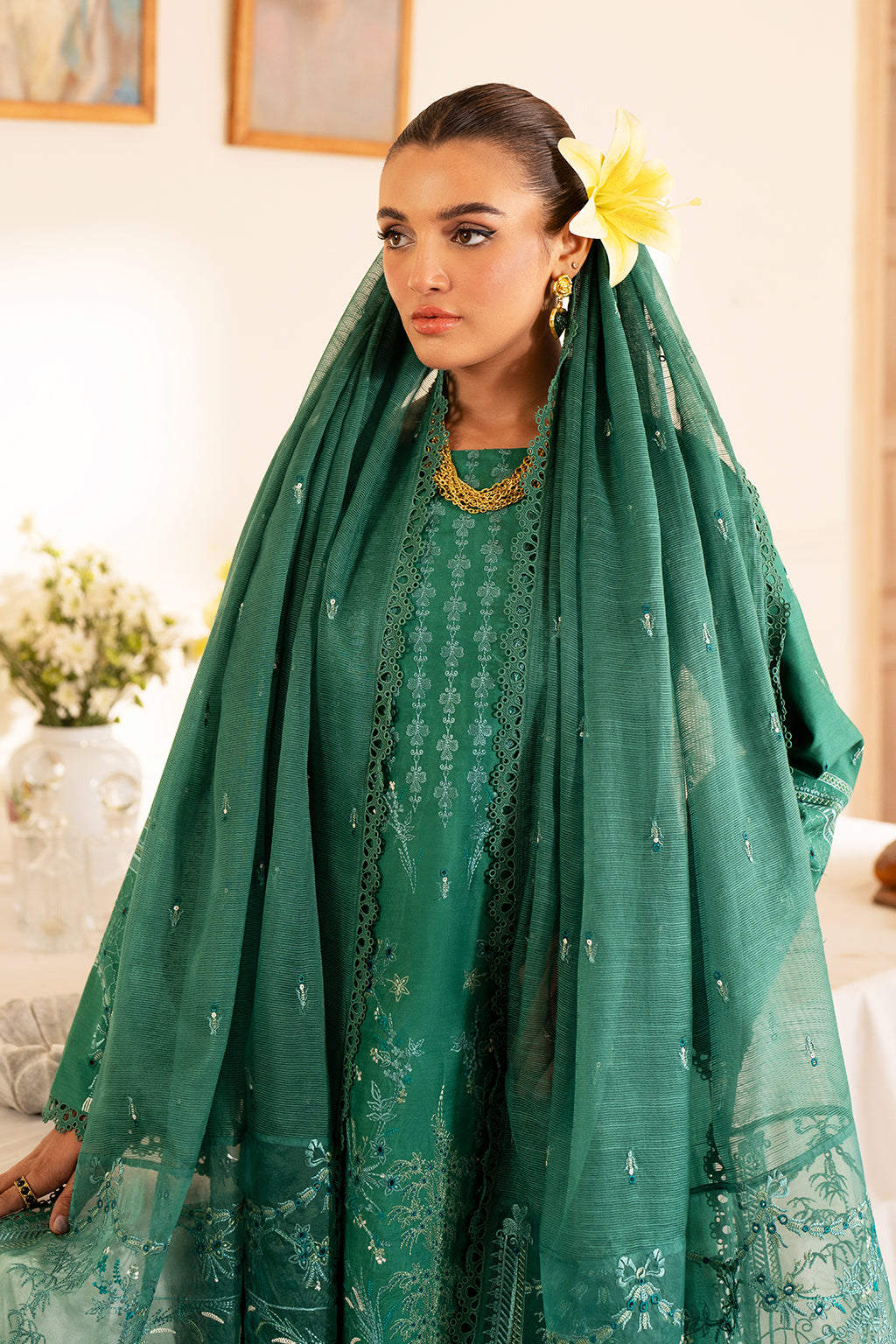 Saad Shaikh | Lumiere Winter |  D-08 Opalo - Pakistani Designer Dress - by Saad Shaikh | Type: Ladies Clothes - 100% Original at Saira Sultan