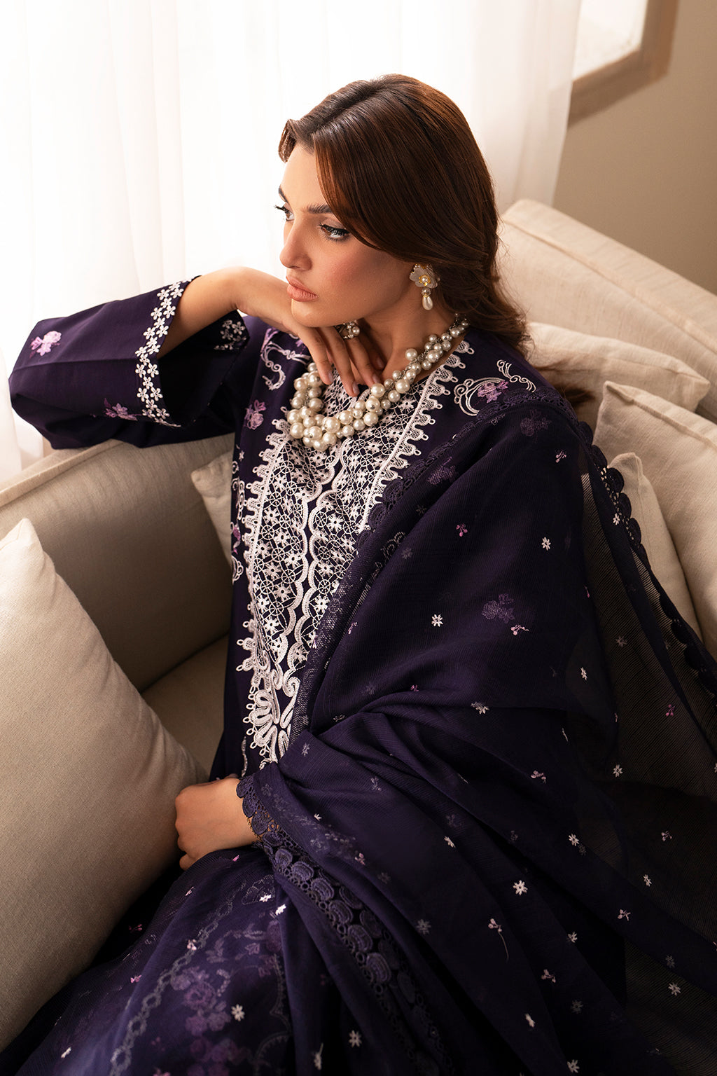 Saad Shaikh | Lumiere Winter |  D-09 Ruby - Pakistani Designer Dress - by Saad Shaikh | Type: Ladies Clothes - 100% Original at Saira Sultan