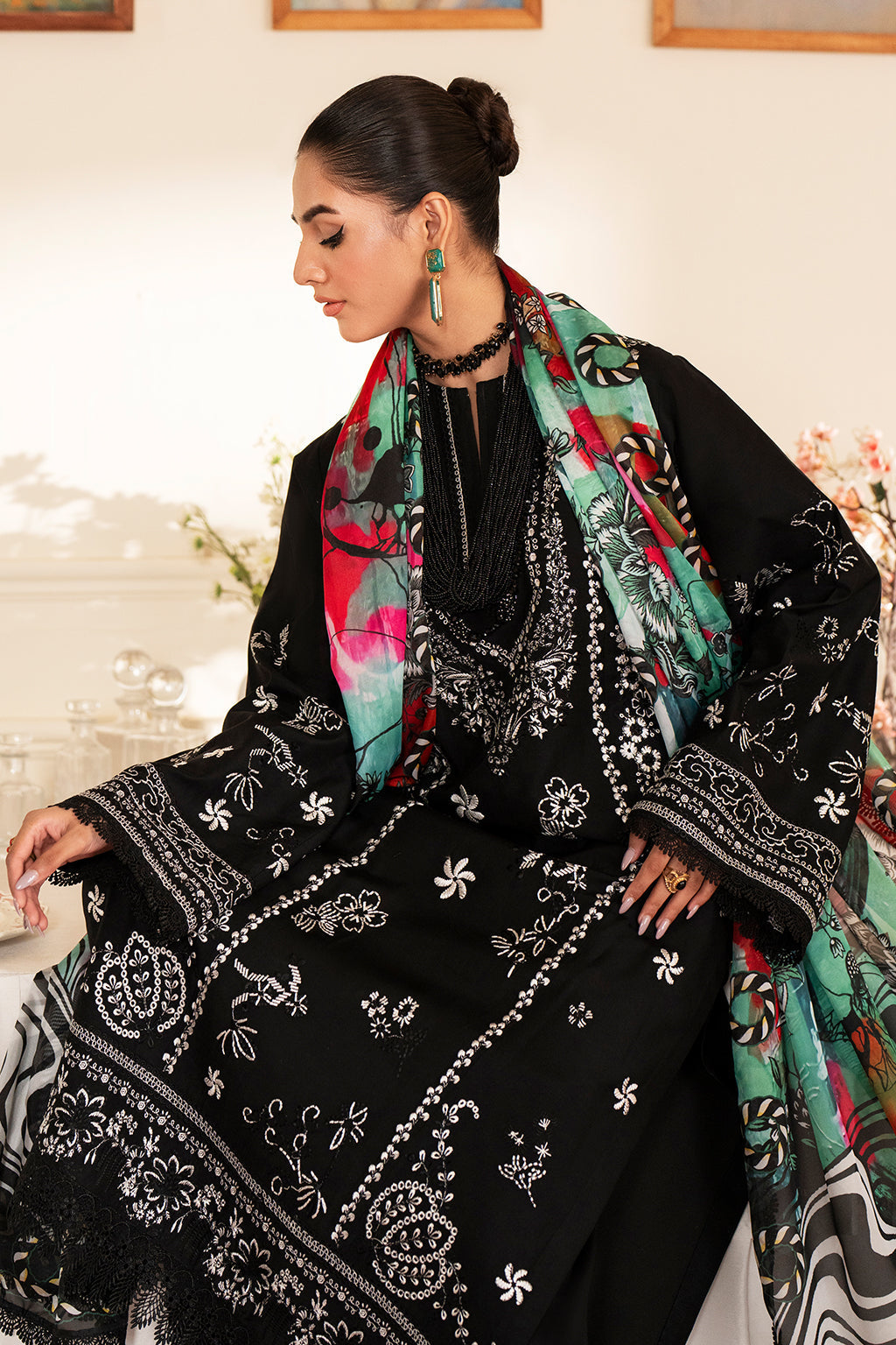 Saad Shaikh | Lumiere Winter |  D-06 Seina - Pakistani Designer Dress - by Saad Shaikh | Type: Ladies Clothes - 100% Original at Saira Sultan
