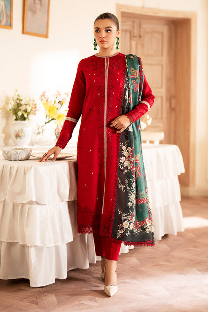 Saad Shaikh | Lumiere Winter |  D-07 Coral - Pakistani Designer Dress - by Saad Shaikh | Type: Ladies Clothes - 100% Original at Saira Sultan