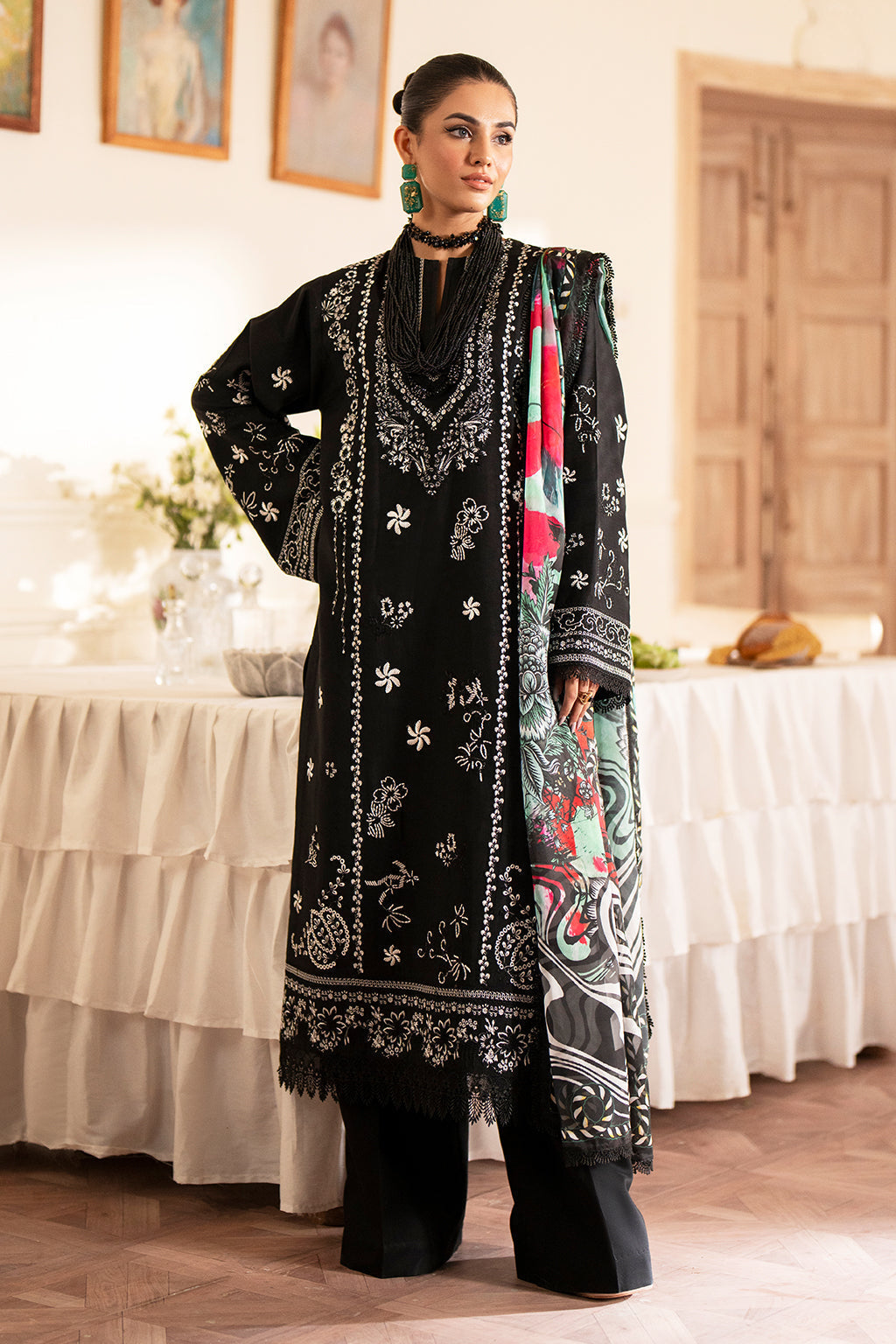 Saad Shaikh | Lumiere Winter |  D-06 Seina - Pakistani Designer Dress - by Saad Shaikh | Type: Ladies Clothes - 100% Original at Saira Sultan