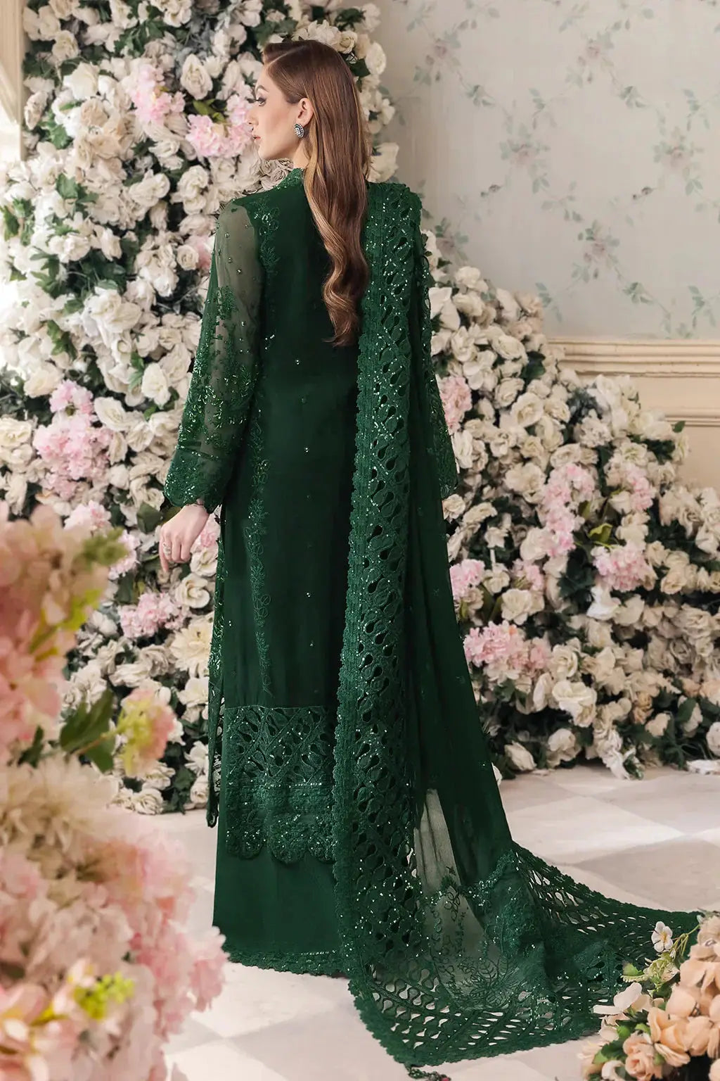 Saad Shaikh | Panache Luxury Chiffon 24 | Sabeen - Pakistani Designer Dress - by Saad Shaikh | Type: Bridal - 100% Original at Saira Sultan