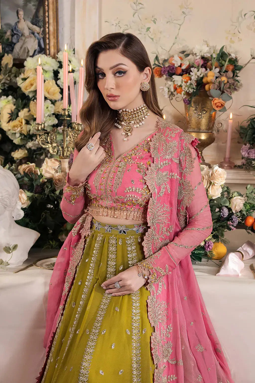 Saad Shaikh | Panache Luxury Chiffon 24 | Taskheer - Pakistani Designer Dress - by Saad Shaikh | Type: Bridal - 100% Original at Saira Sultan