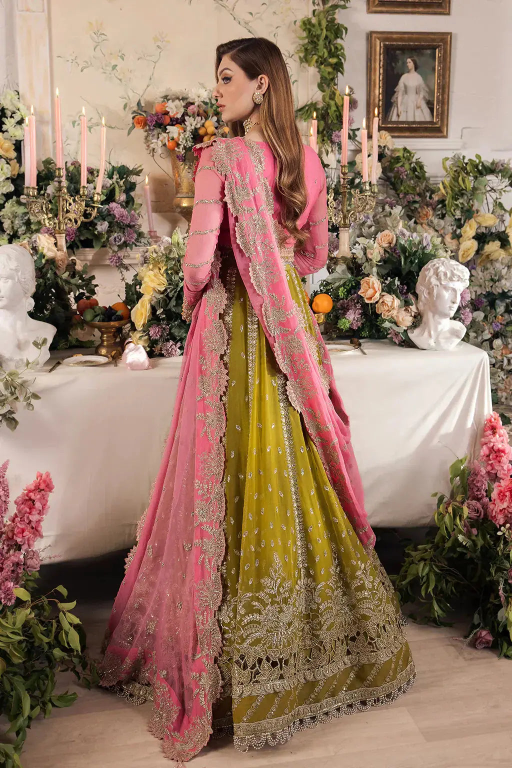 Saad Shaikh | Panache Luxury Chiffon 24 | Taskheer - Pakistani Designer Dress - by Saad Shaikh | Type: Bridal - 100% Original at Saira Sultan
