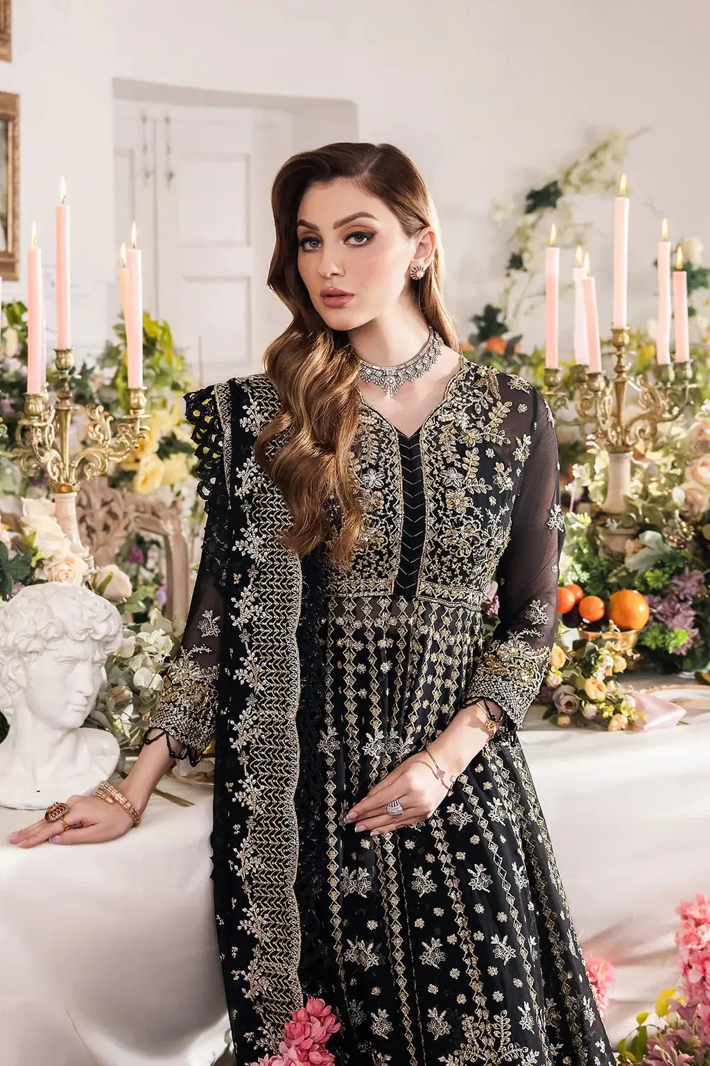 Saad Shaikh | Panache Luxury Chiffon 24 | Rayam - Pakistani Designer Dress - by Saad Shaikh | Type: Bridal - 100% Original at Saira Sultan