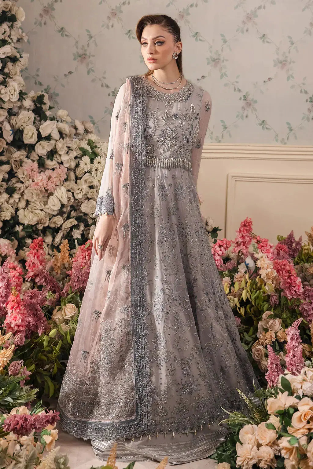 Saad Shaikh | Panache Luxury Chiffon 24 | Insiya - Pakistani Designer Dress - by Saad Shaikh | Type: Bridal - 100% Original at Saira Sultan