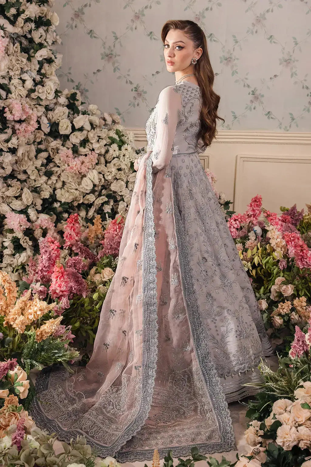 Saad Shaikh | Panache Luxury Chiffon 24 | Insiya - Pakistani Designer Dress - by Saad Shaikh | Type: Bridal - 100% Original at Saira Sultan