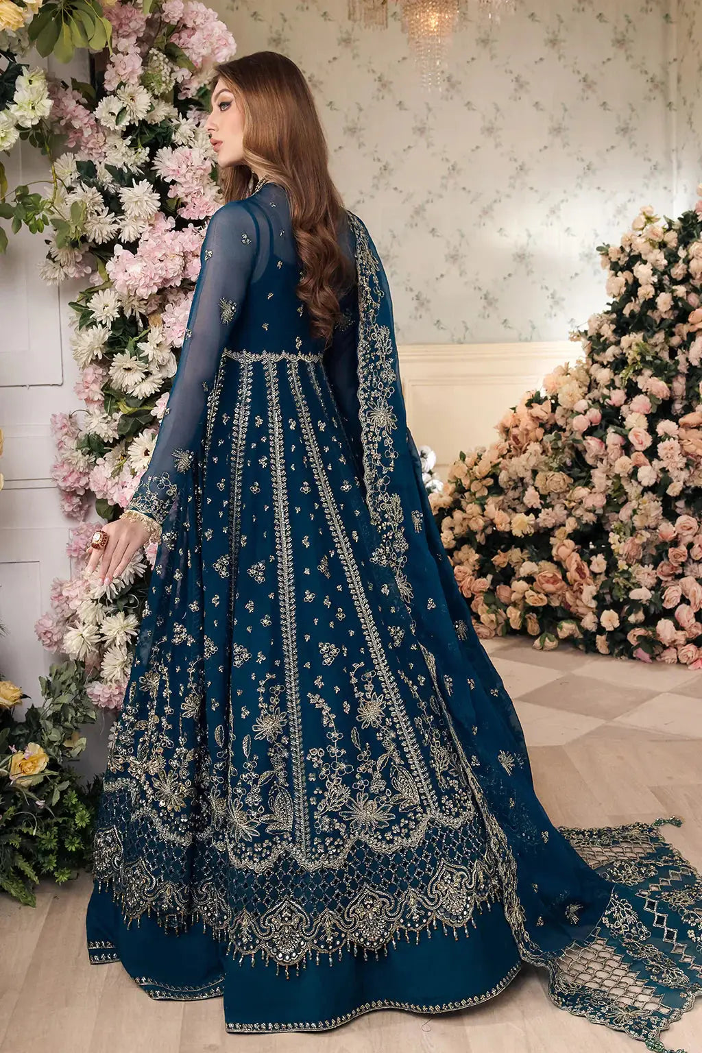 Saad Shaikh | Panache Luxury Chiffon 24 | Yumna - Pakistani Designer Dress - by Saad Shaikh | Type: Bridal - 100% Original at Saira Sultan