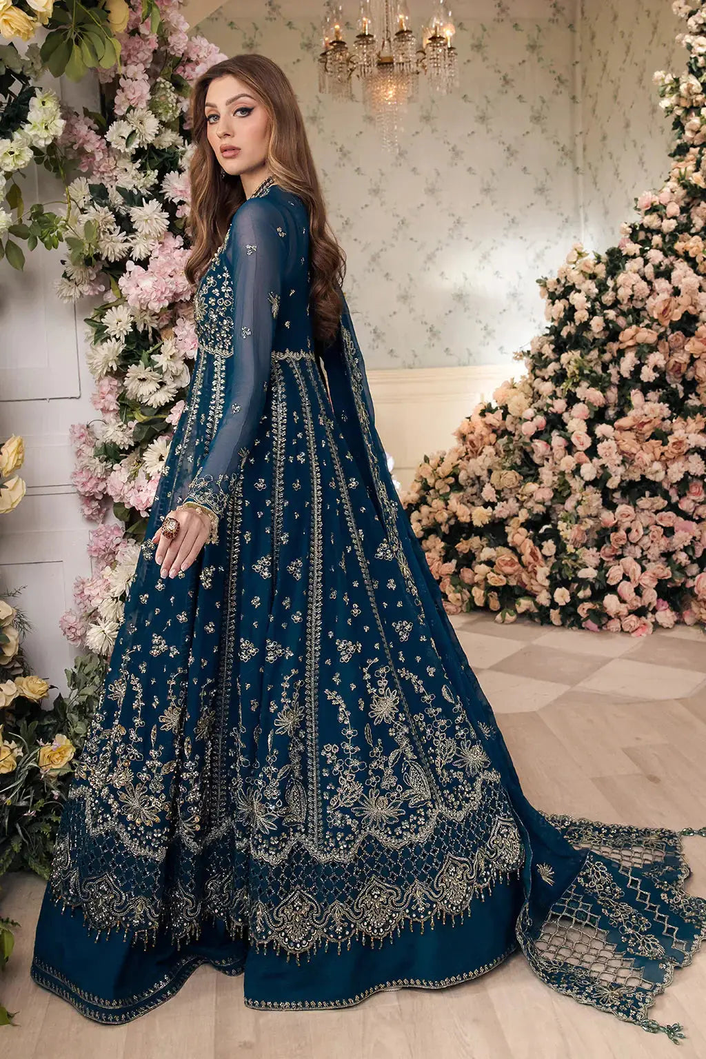 Saad Shaikh | Panache Luxury Chiffon 24 | Yumna - Pakistani Designer Dress - by Saad Shaikh | Type: Bridal - 100% Original at Saira Sultan
