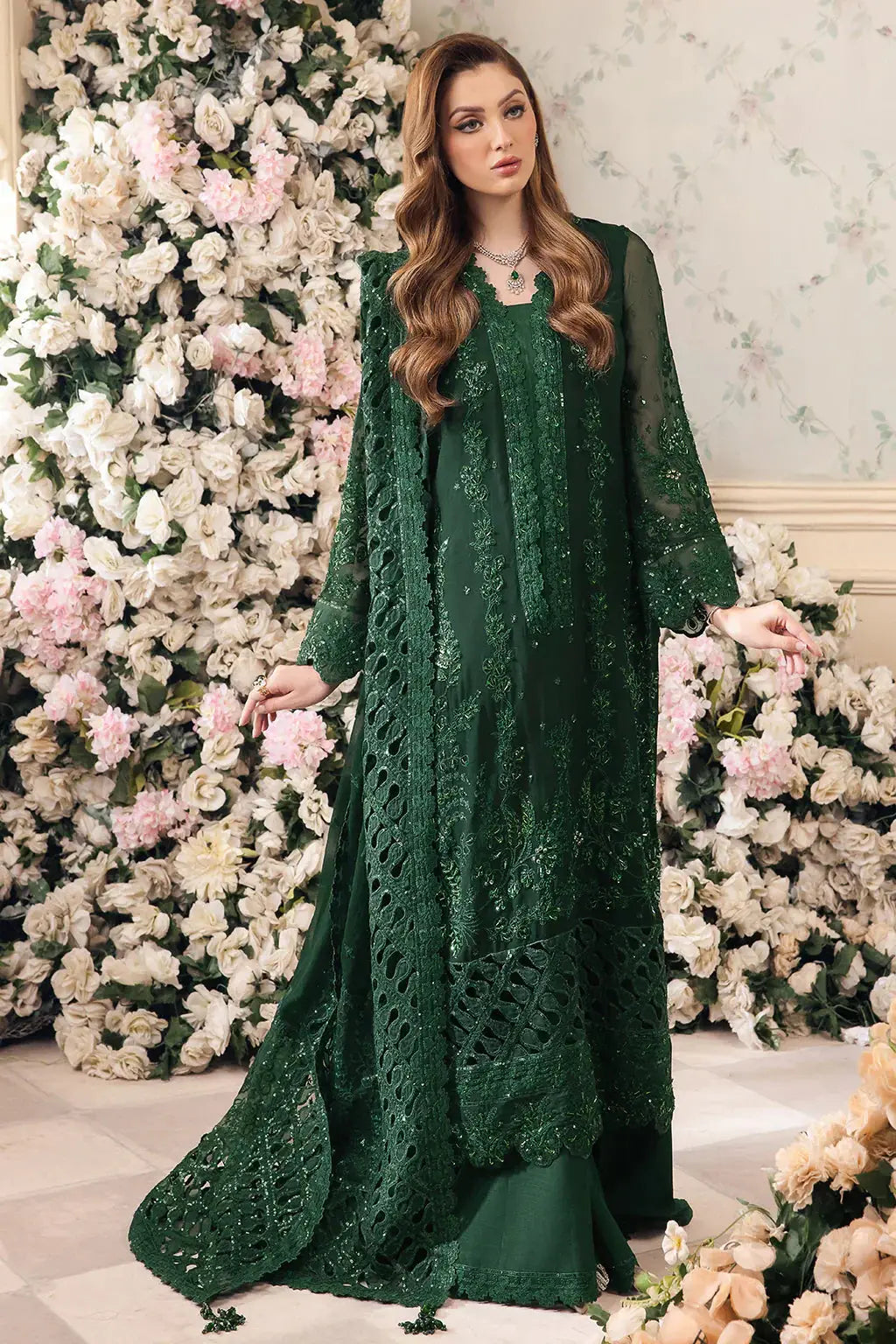 Saad Shaikh | Panache Luxury Chiffon 24 | Sabeen - Pakistani Designer Dress - by Saad Shaikh | Type: Bridal - 100% Original at Saira Sultan