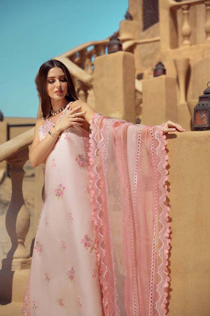 Noor by Saadia Asad | Eid Laserkari Lawn 24 | D5 - Pakistani Designer Dress - by Noor by Saadia Asad | Type: Luxury - 100% Original at Saira Sultan