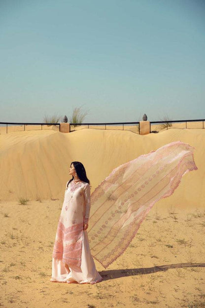 Noor by Saadia Asad | Eid Laserkari Lawn 24 | D5 - Pakistani Designer Dress - by Noor by Saadia Asad | Type: Luxury - 100% Original at Saira Sultan