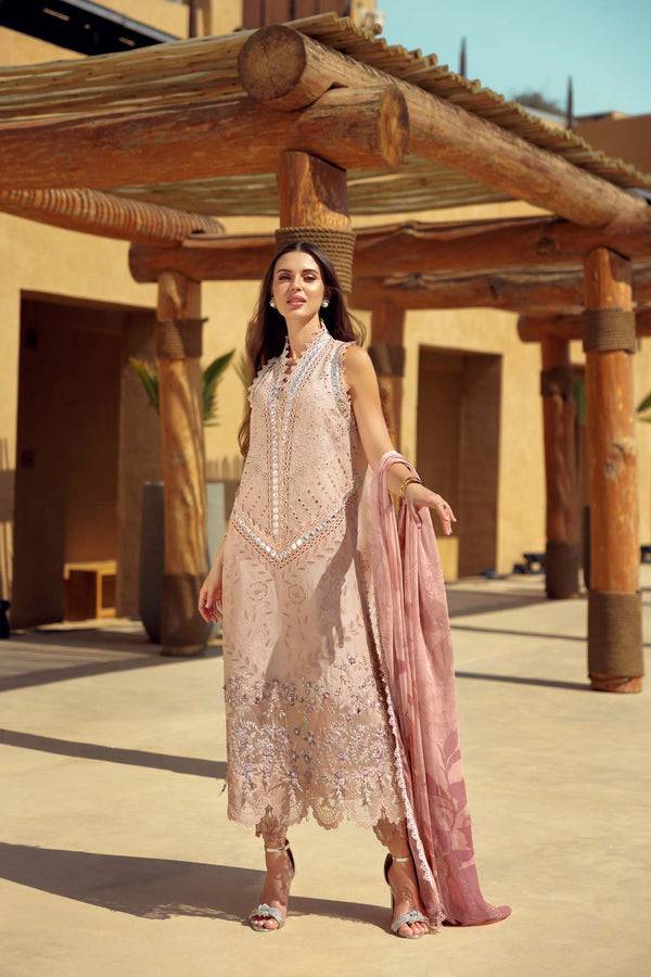 Noor by Saadia Asad | Eid Laserkari Lawn 24 | D10 - Pakistani Designer Dress - by Noor by Saadia Asad | Type: Luxury - 100% Original at Saira Sultan
