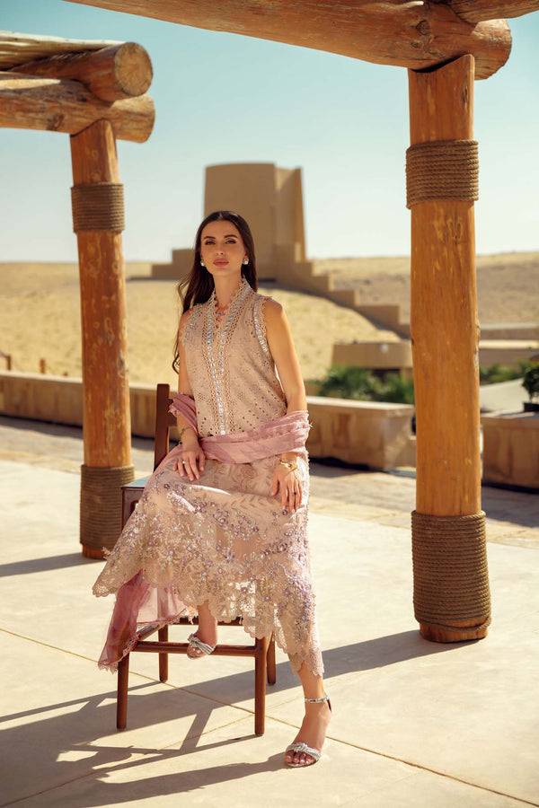 Noor by Saadia Asad | Eid Laserkari Lawn 24 | D10 - Pakistani Designer Dress - by Noor by Saadia Asad | Type: Luxury - 100% Original at Saira Sultan
