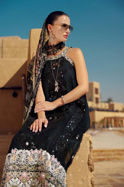 Noor by Saadia Asad | Eid Laserkari Lawn 24 | D6 - Pakistani Designer Dress - by Noor by Saadia Asad | Type: Luxury - 100% Original at Saira Sultan